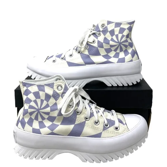 Converse Ctas Lugged 2.0 Shoes High Top Canvas Women's Size Purple Candy A10023C