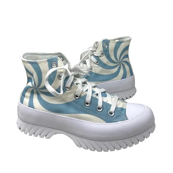Converse Ctas Lugged 2.0 Shoes Skate Canvas Blue Candy Women Casual A10021C