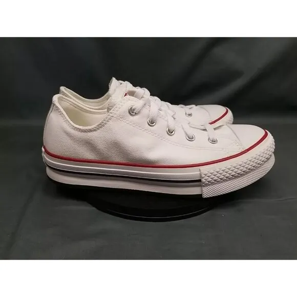 Converse Girls CT All Star EVA Lift Ox Sneakers White Red Size 6 NEW IN BOX!
