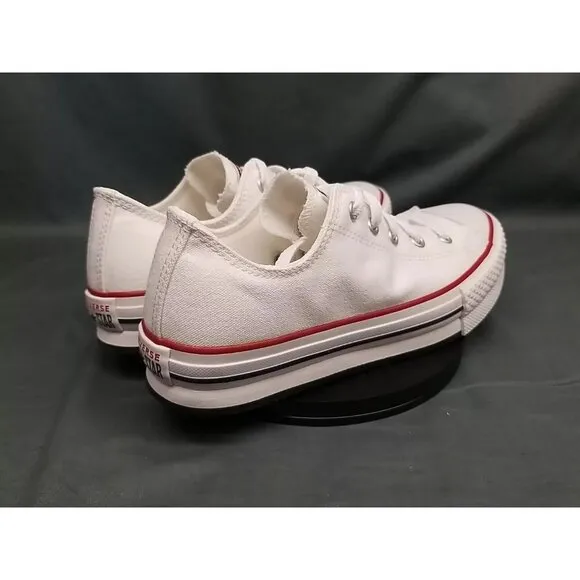 Converse Girls CT All Star EVA Lift Ox Sneakers White Red Size 6 NEW IN BOX!