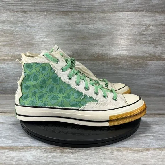 Converse Men's Dr. Woo x Chuck 70 White green 162978C Sneakers Size 9.5