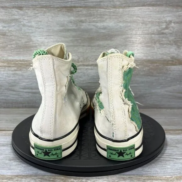 Converse Men's Dr. Woo x Chuck 70 White green 162978C Sneakers Size 9.5