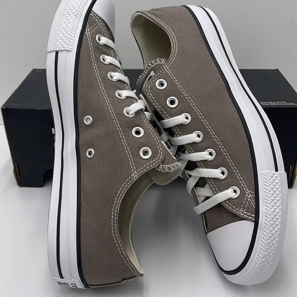 Converse Men's Gray Canvas Sneakers A08631FCTAS OXCLASSIC TAUPE Chuck Taylor