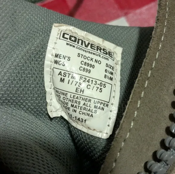 Converse Military Style Boots Men's 6.5