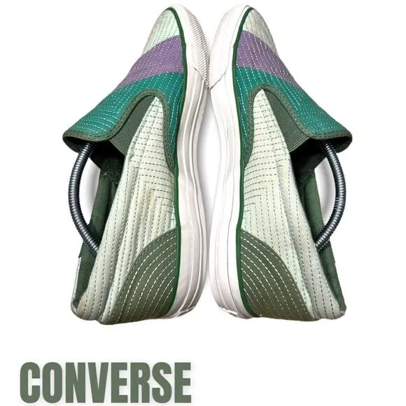 Converse Quilted Skid Grip EV2 1Y001 Slip On Shoes Unisex M 11 W 13