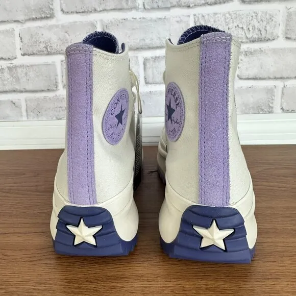 ⭐Converse Run Star Hike Platform Color Pop Sz 6 Men's Shoes Beige Purple A16188C