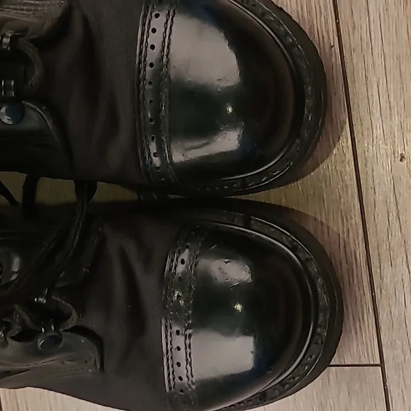 CORCORAN 17146 Marauder Jump Combat Black Leather USA Sz 8 D Mens Military Boots