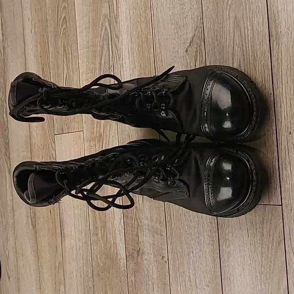 CORCORAN 17146 Marauder Jump Combat Black Leather USA Sz 8 D Mens Military Boots
