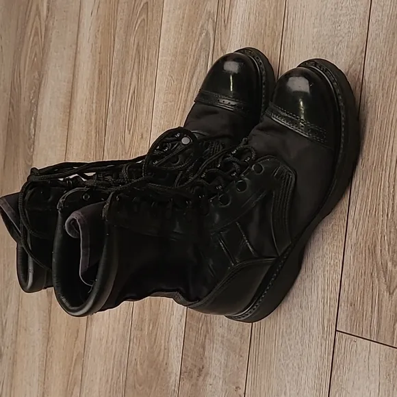 CORCORAN 17146 Marauder Jump Combat Black Leather USA Sz 8 D Mens Military Boots