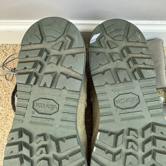 Corcoran Military Boots Mens 13 EE Sage Green 8700 Steel Toe Vibram Sole USA