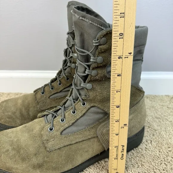 Corcoran Military Boots Mens 13 EE Sage Green 8700 Steel Toe Vibram Sole USA