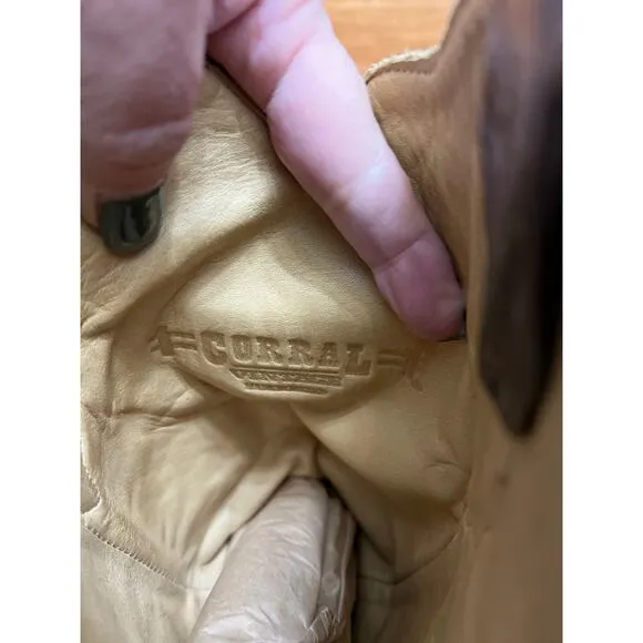 Corral womens size 10 brown leather cowgirl boots western