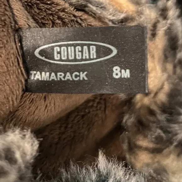 Cougar Tamarack Water Resistant Faux Fur Tall Winter Boots Size 8