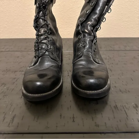 Cove Shoe Company Black Military Boots
