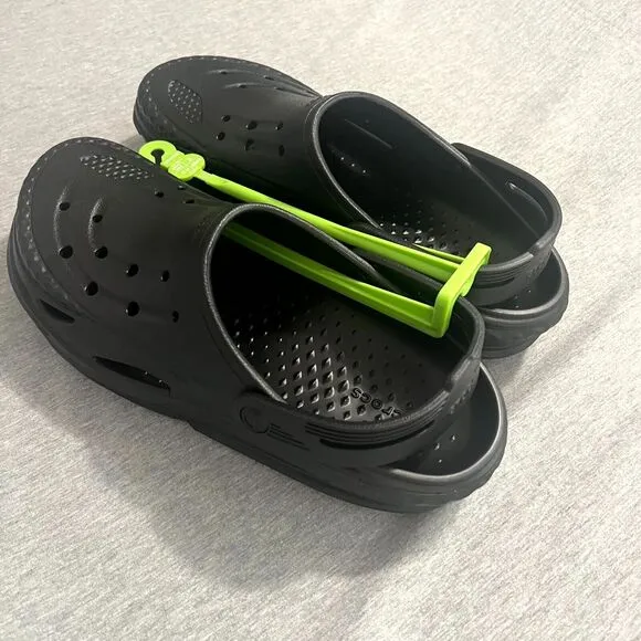 Crocs Unisex Off Grid Clog - Black M 10 W 12 Streetwear Comfort Shoes
