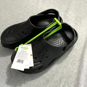 Crocs Unisex Off Grid Clog - Black M 10 W 12 Streetwear Comfort Shoes