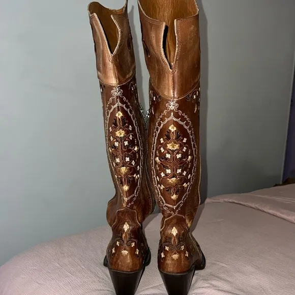 Dan Post Tall Flower Boots