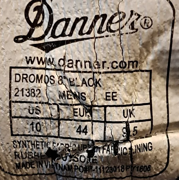 Danner 8&quot; Men's Dromos Boots Size 10EE
