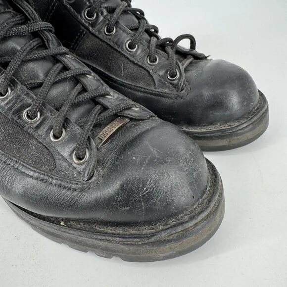 Danner boots mens 7.5 black leather gore-tex patrol military combat tactical