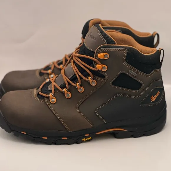 Danner Men’s Size 12 4.5” Vicious Waterproof Work Boots Goretex Vibram Comp Toe