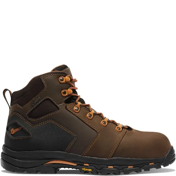 Danner Men’s Size 12 4.5” Vicious Waterproof Work Boots Goretex Vibram Comp Toe