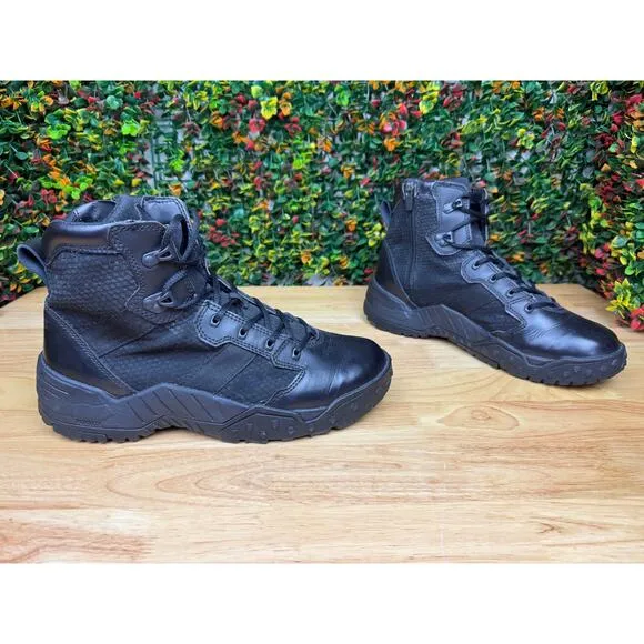 Danner Scorch Side Zip Hot 6&quot; Tactical Military Boots Black 25730 Mens 10.5 GUC