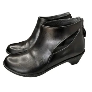Dansko EU 38 7.5 8 Bonita Black Leather Heeled Zip Ankle Booties Shoes Comfort