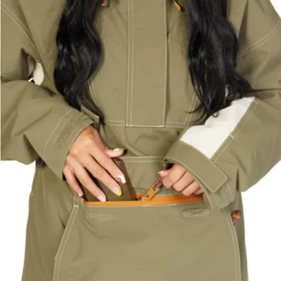 DC Shoes WOMEN'S SAVVY 10K INSULATED SNOWBOARD ANORAK JACKET Medium