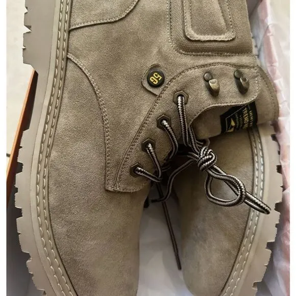 Decarsdz Men’s Classic Tactical Military Boot Men’s Tan Size 7.5 NEW Without Box