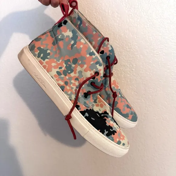 Del Toro South Beach Camo Alto Chukka Shoes