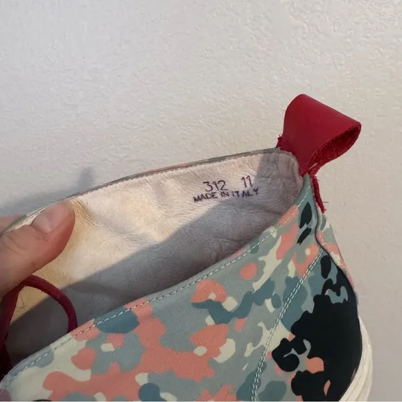 Del Toro South Beach Camo Alto Chukka Shoes