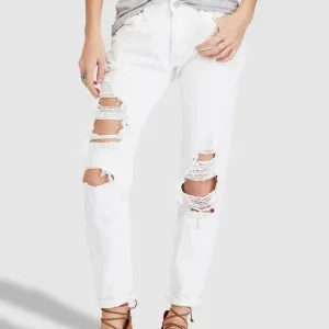 Denim &amp; Supply Ralph Lauren Grove Skinny Boyfriend Denim Jean White