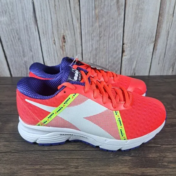 Diadora Blushield Mythos Elite 3 Kids/Youth Size 2.5 Multi Color Running Shoes