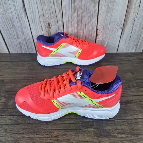 Diadora Blushield Mythos Elite 3 Kids/Youth Size 2.5 Multi Color Running Shoes