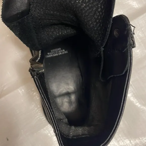 Diesel Black Military style Boots