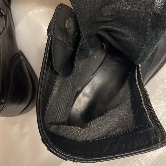 Diesel Black Military style Boots