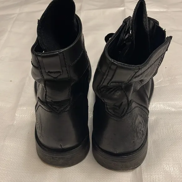 Diesel Black Military style Boots