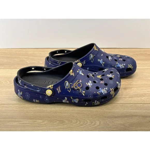 Disney Crocs Size 12 50th Anniversary Shoes Clogs‎ Comfort Slip On