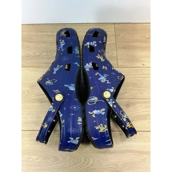 Disney Crocs Size 12 50th Anniversary Shoes Clogs‎ Comfort Slip On