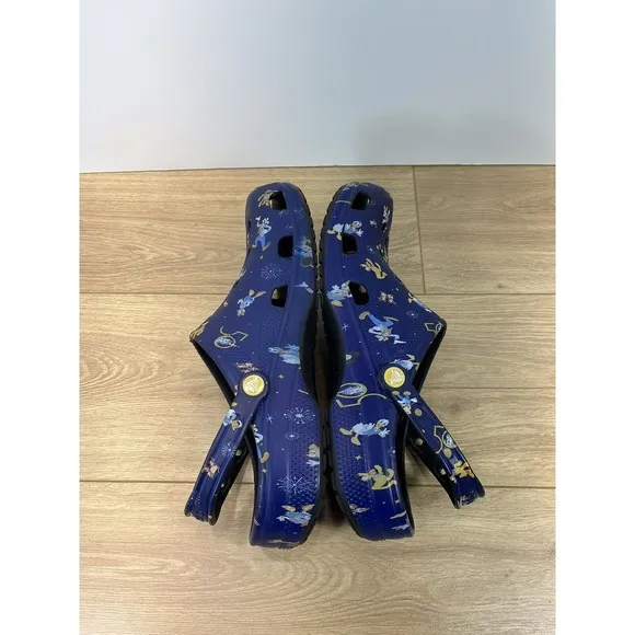 Disney Crocs Size 12 50th Anniversary Shoes Clogs‎ Comfort Slip On