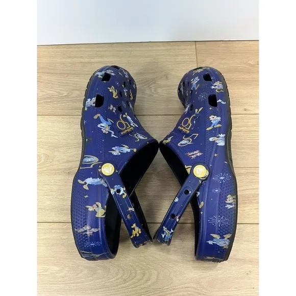 Disney Crocs Size 12 50th Anniversary Shoes Clogs‎ Comfort Slip On