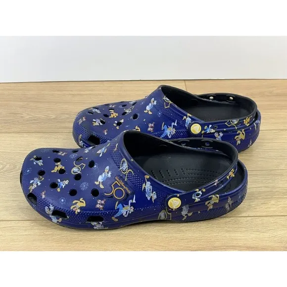 Disney Crocs Size 12 50th Anniversary Shoes Clogs‎ Comfort Slip On