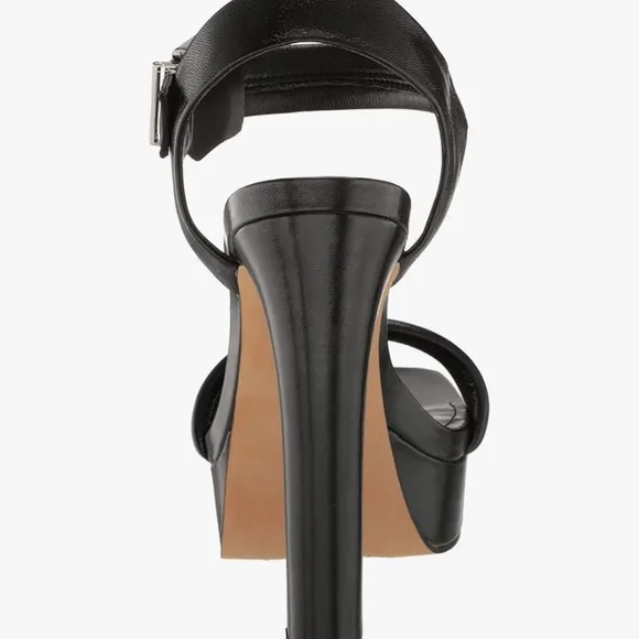 DKNY Elegant Black Platform Heels