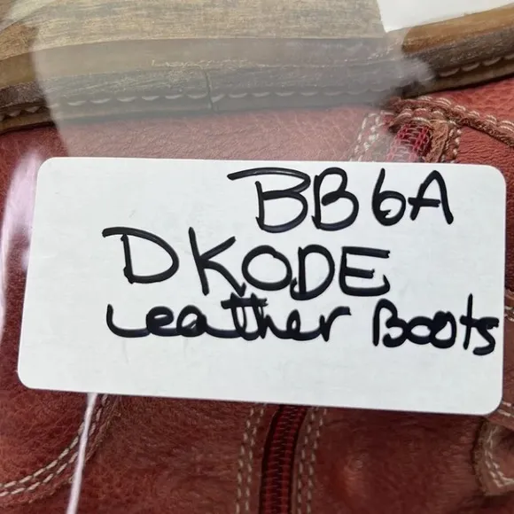 DKODE  TwoTone Leather Tall Boots