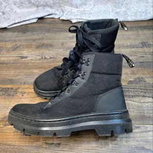Doc Martens Dr. MARTENS Combs W  black boots size 8 women's combat boot military