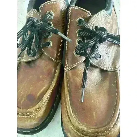Doc‎ Martins platfom shoes peanut vitage 90 size 10 style code 8A25