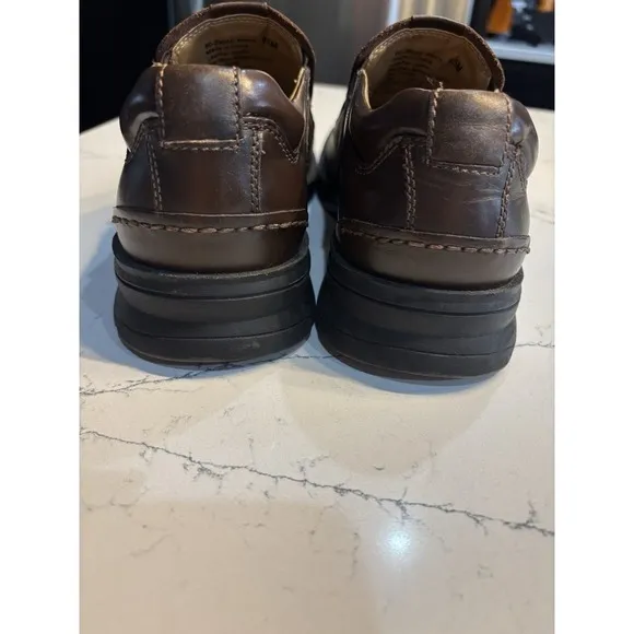 Dockers Mens Brown Leather Dress Loafer Shoes Mens Sz 9.5 Comfort 90-29033
