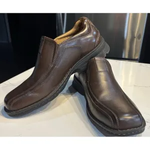 Dockers Mens Brown Leather Dress Loafer Shoes Mens Sz 9.5 Comfort 90-29033