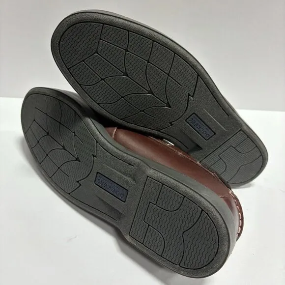 Dockers Men’s Castaway Boat Shoes Raisin Leather, Size 10.5 Wide