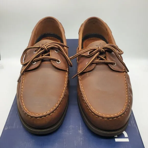 Dockers Men’s Vargas Leather Handsewn Boat Shoe | 11.5 W | NWT